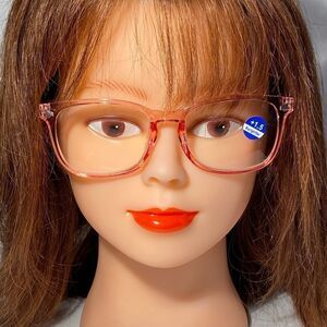 1507 Colette 1.50 Pink Reading Glasses Soft Butterfly Readers NWT